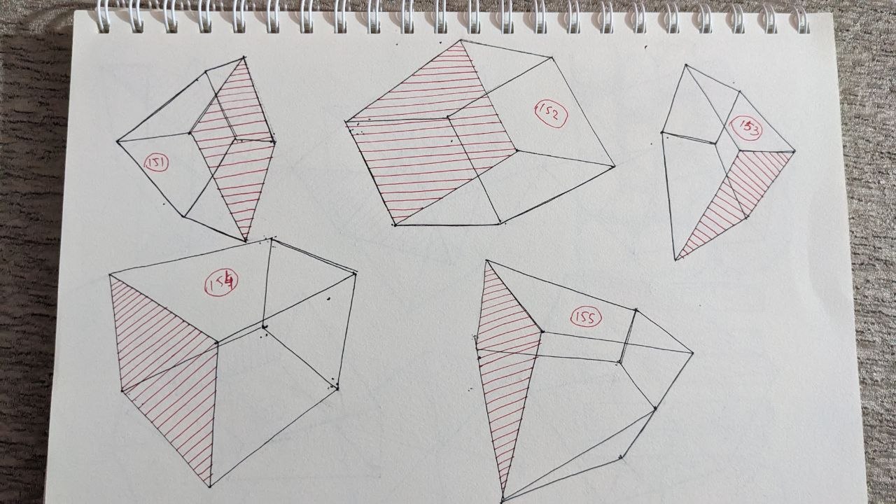 Boxes 151–155